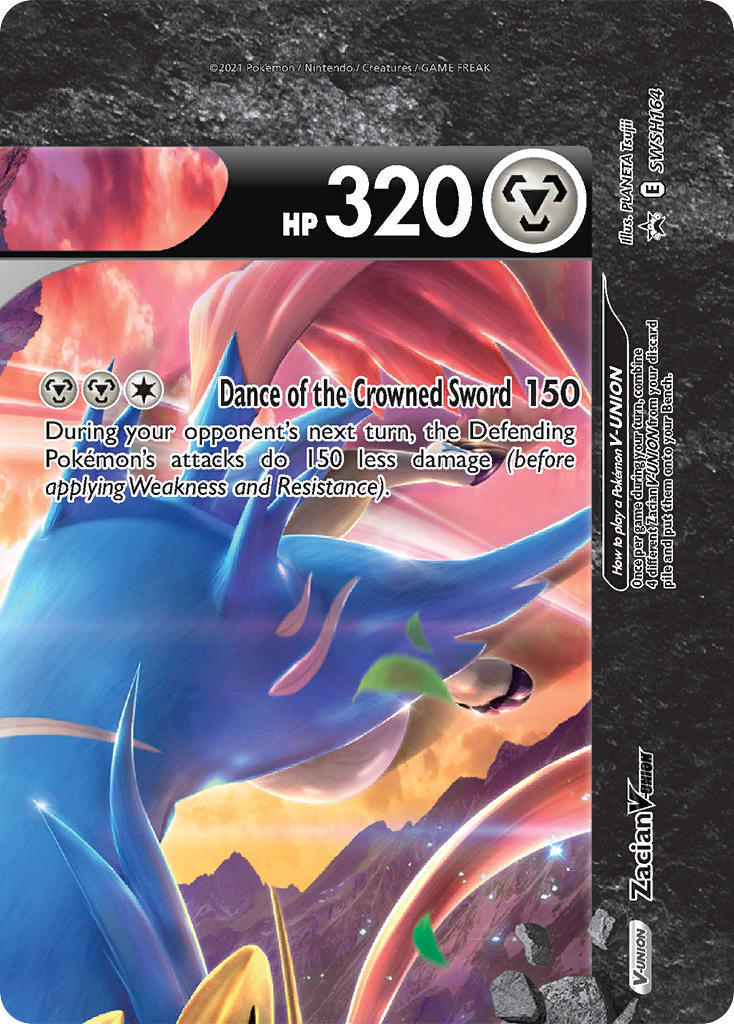 Zacian V-UNION - SWSH164 - Sword & Shield Promos