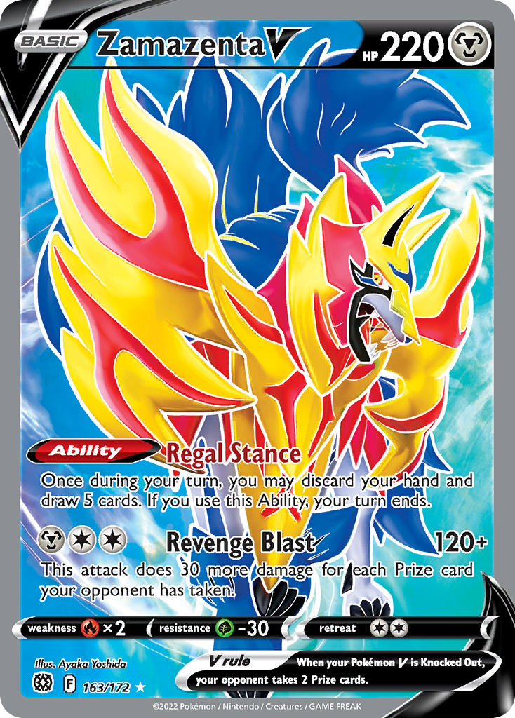 Zamazenta V - 163 - Brilliant Stars