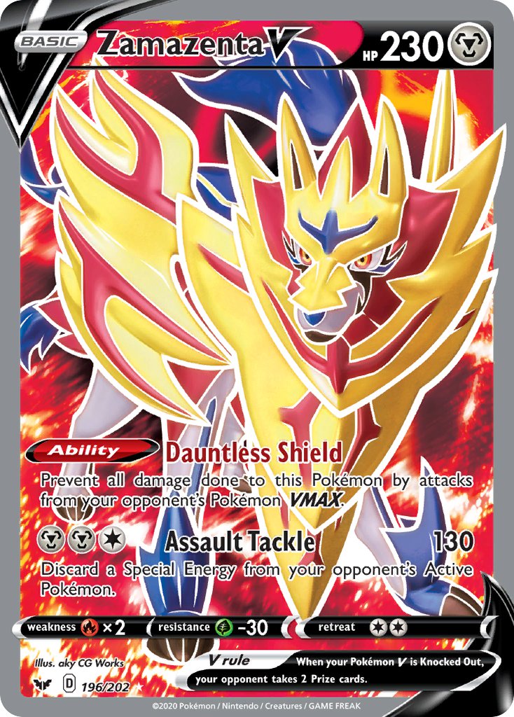 Zamazenta V - 196 - Sword & Shield