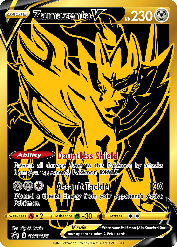 Zamazenta V - SWSH077 - Sword & Shield Promos