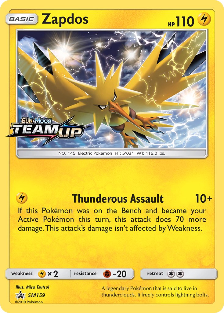 Zapdos - SM159 - Sun & Moon Promos