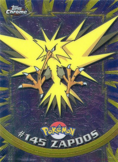 Zapdos - 145 - Topps - Chrome series 2 - front