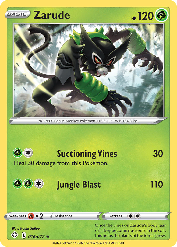 Zarude V - 022/185 Vivid Voltage Ultra Rare Pokemon - NM/MINT – The  PokéTrade Emporium