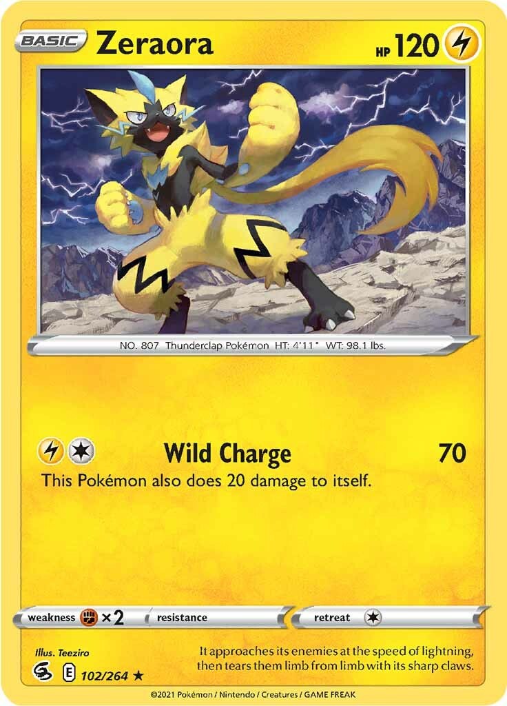 Zeraora - 102 - Fusion Strike