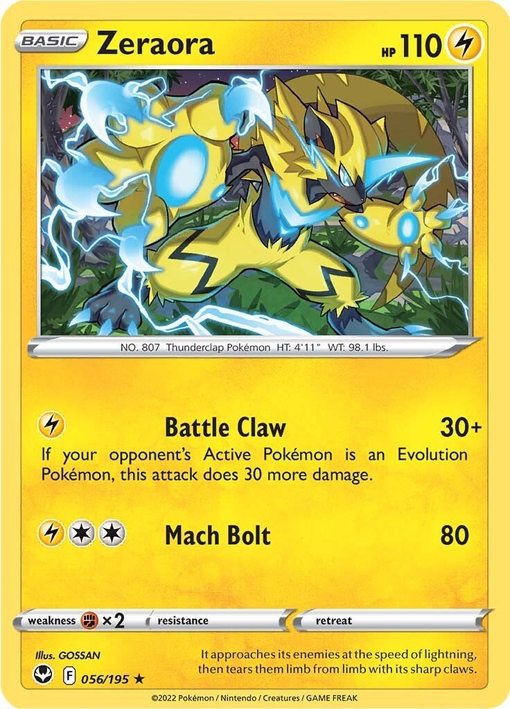 Zeraora (151/414), Busca de Cards