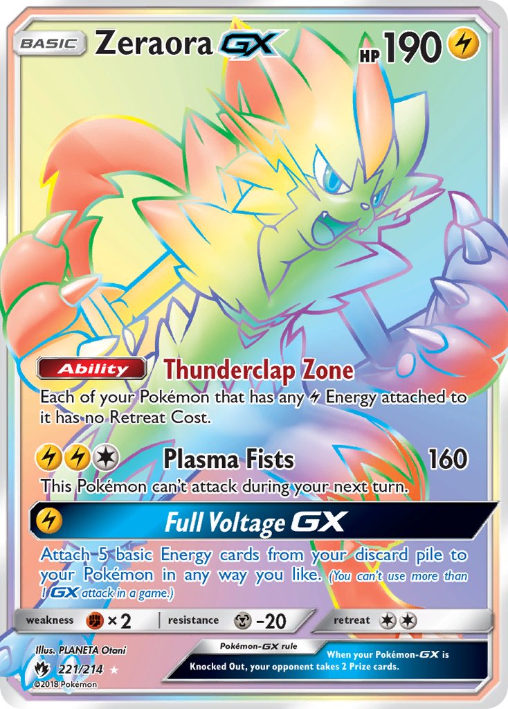 Zeraora-GX - 221 - Lost Thunder