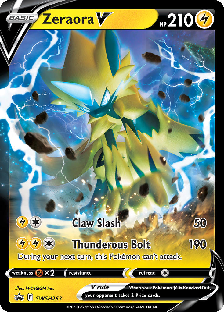 Zeraora V - SWSH263 - Sword & Shield Promos