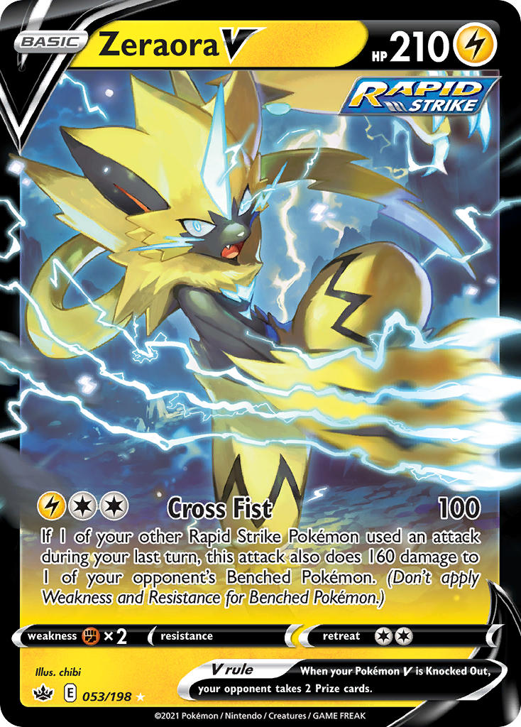 Zeraora (151/414), Busca de Cards