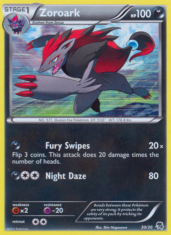 Zoroark - 30 - BW Trainer Kit Zoroark