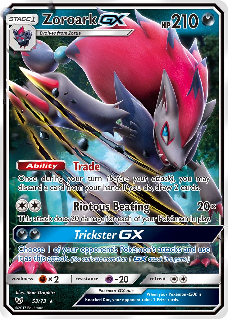 Zoroark-GX - 53 - Shining Legends