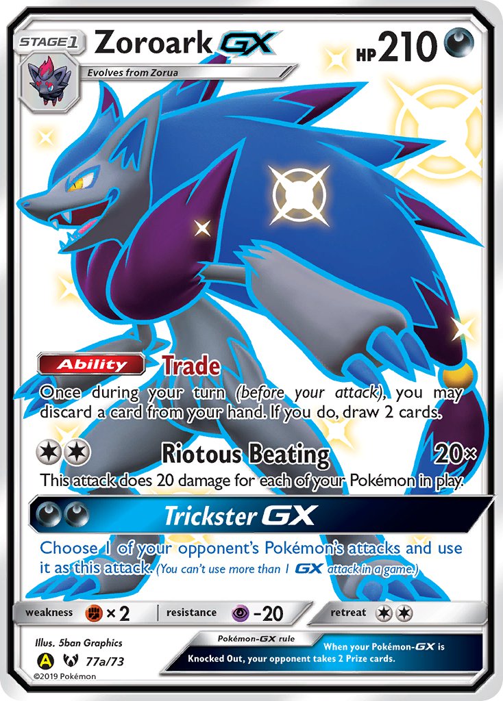 Zoroark-GX - 77a - Shining Legends