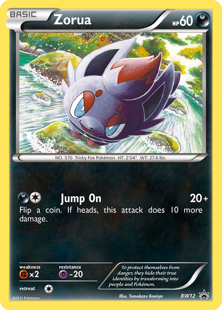 Zorua - BW12 - Black & White Promos