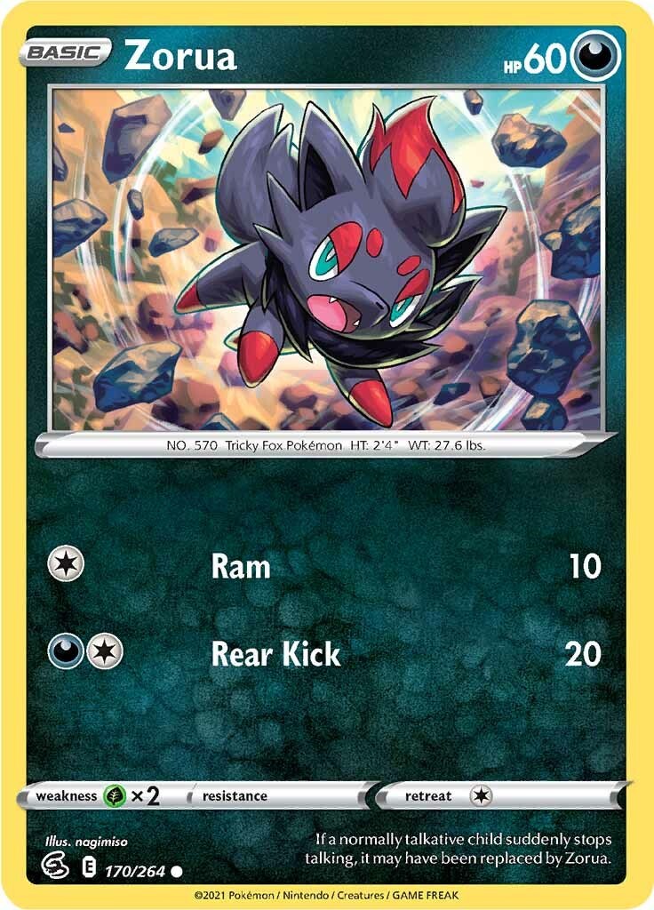 Zorua - 170 - Fusion Strike