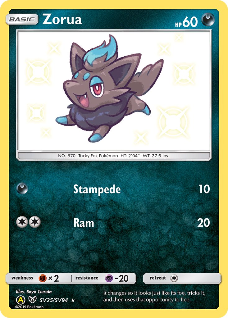 Zorua - SV25 - Shining Legends