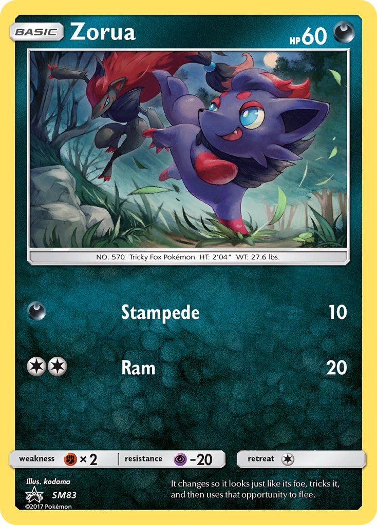 Zorua - SM83 - Sun & Moon Promos