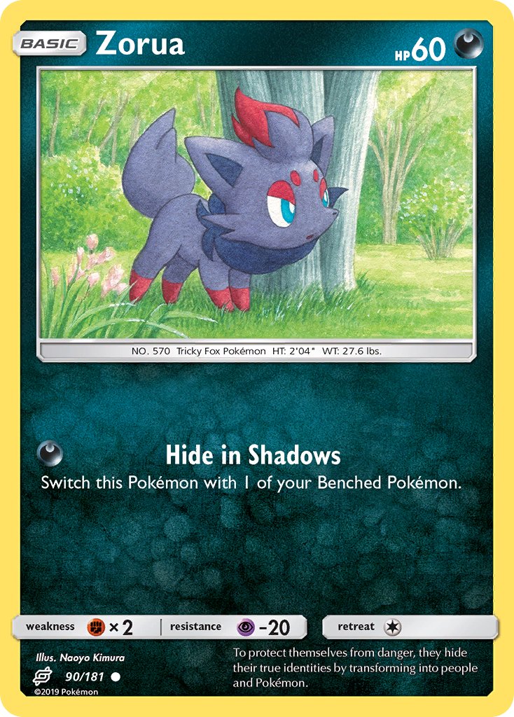 Zorua - 90 - Team Up