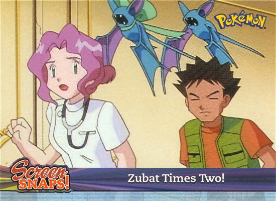 Zubat Times Two! - snap08 - Topps - Johto League Champions - front