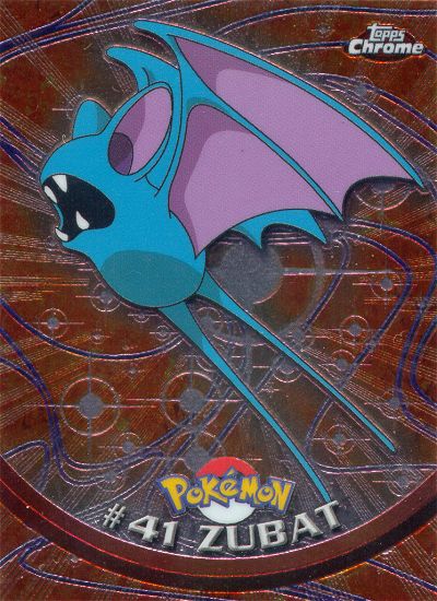 Zubat - 41 - Topps - Chrome series 1 - front