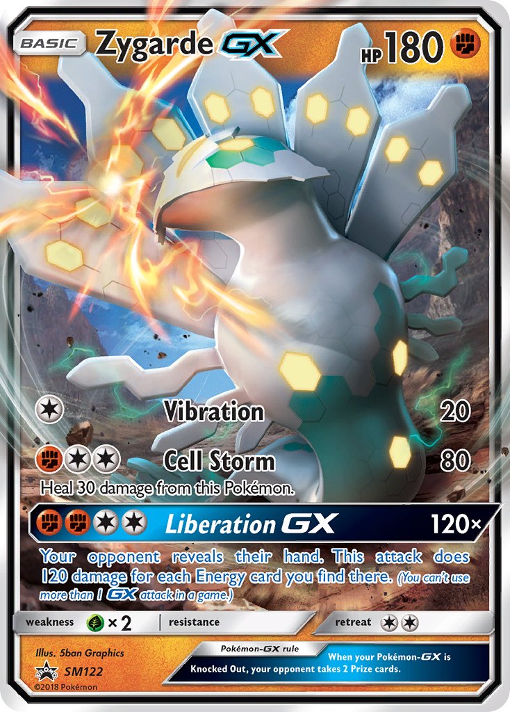 Zygarde-GX - SM122 - Sun & Moon Promos