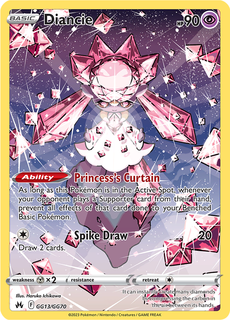 Diancie - GG13/GG70 - Crown Zenith