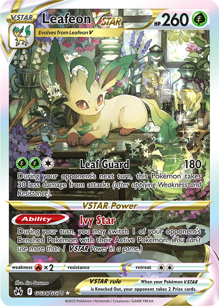 Leafeon VSTAR - GG35/GG70 - Crown Zenith