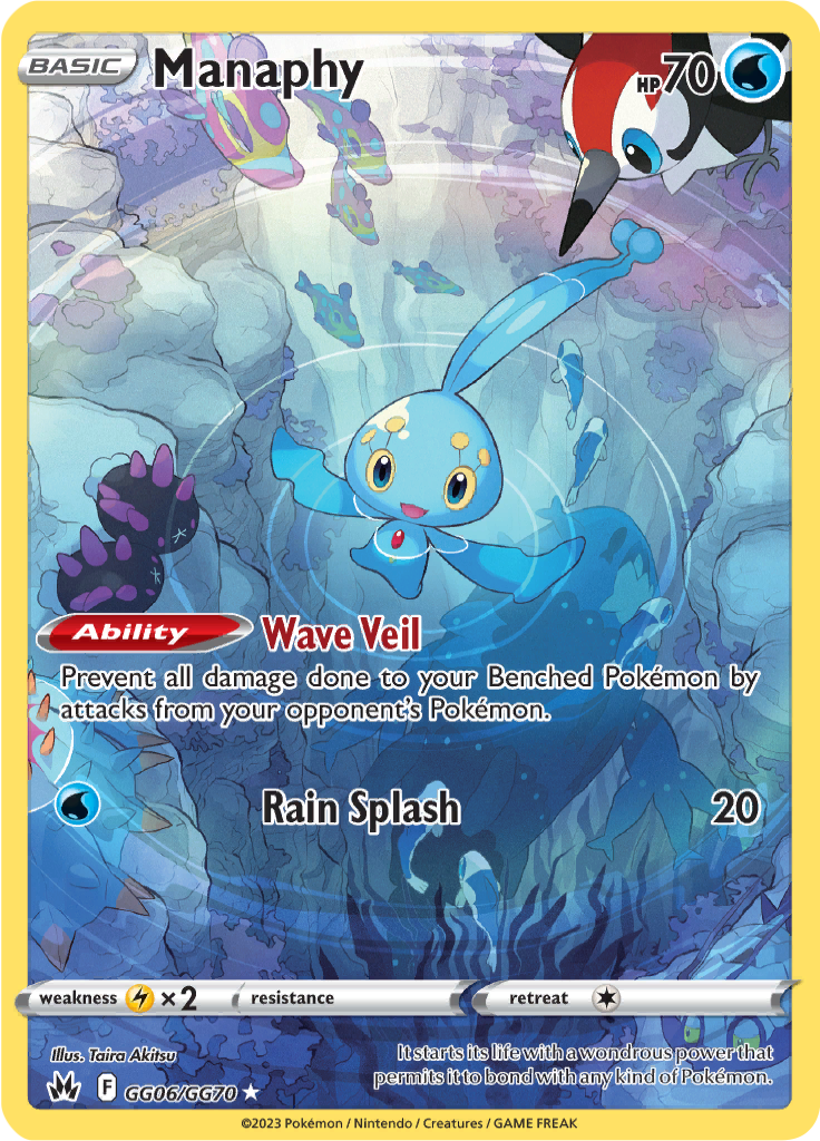 Manaphy - GG06/GG70 - Crown Zenith