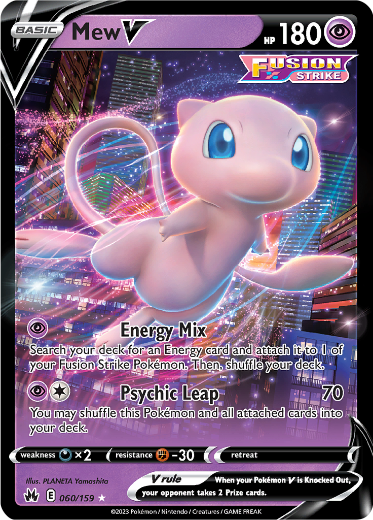 Mew V - 060/159 - Crown Zenith