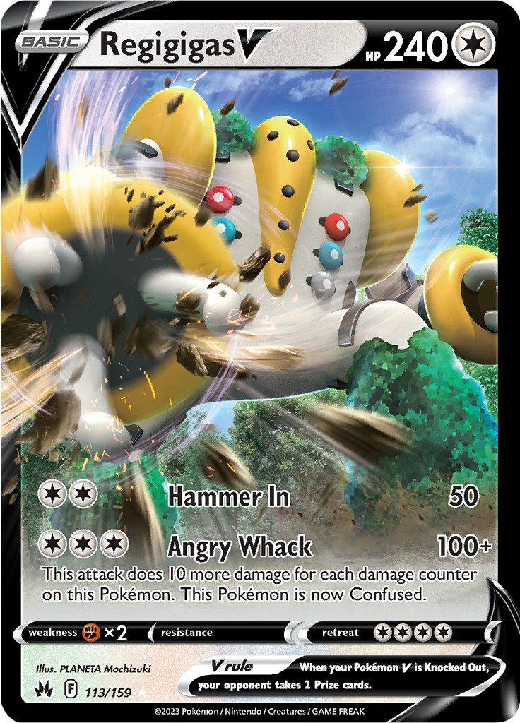 Regigigas VSTAR - Crown Zenith Pokémon card