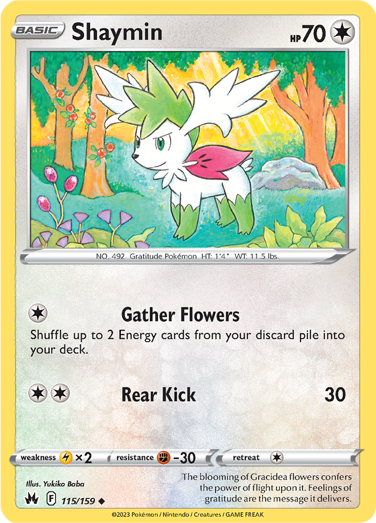 Shaymin - 115/159 - Crown Zenith