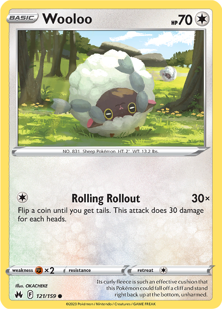 Wooloo - 121/159 - Crown Zenith