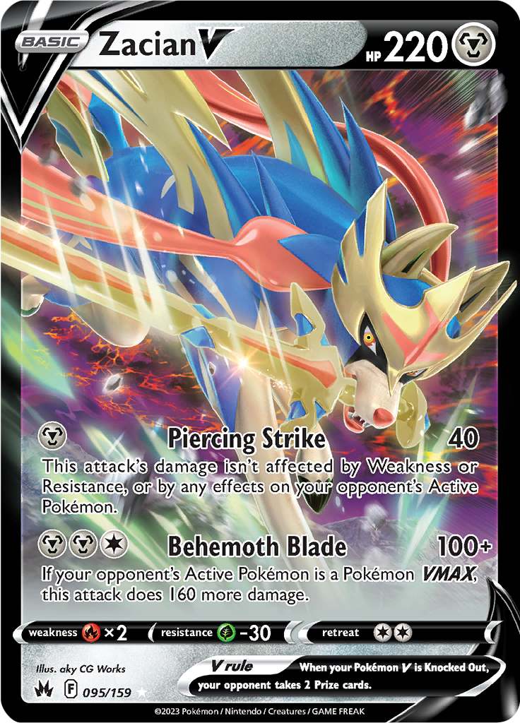 Pokemon Zacian V Promo Card SWSH018