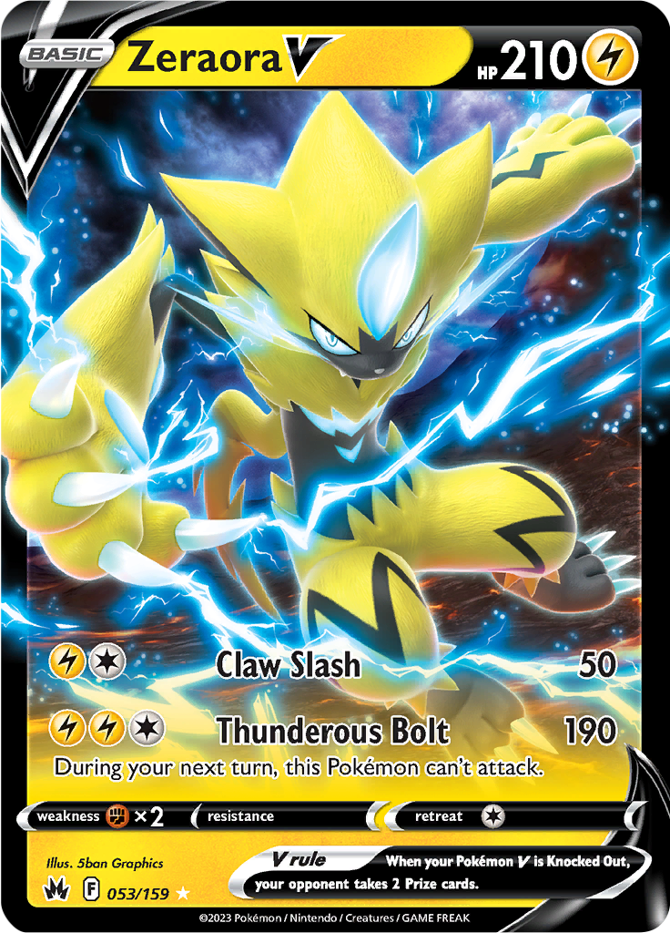 Zeraora (151/414), Busca de Cards