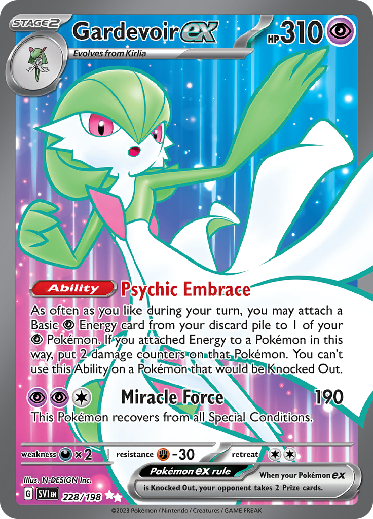 Gardevoir ex-228-Scarlet-Violet