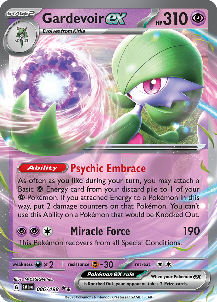 Card Gardevoir-EX 78/114 da coleção Steam Siege