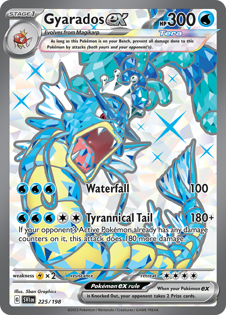 Gyarados ex-225-Scarlet-Violet