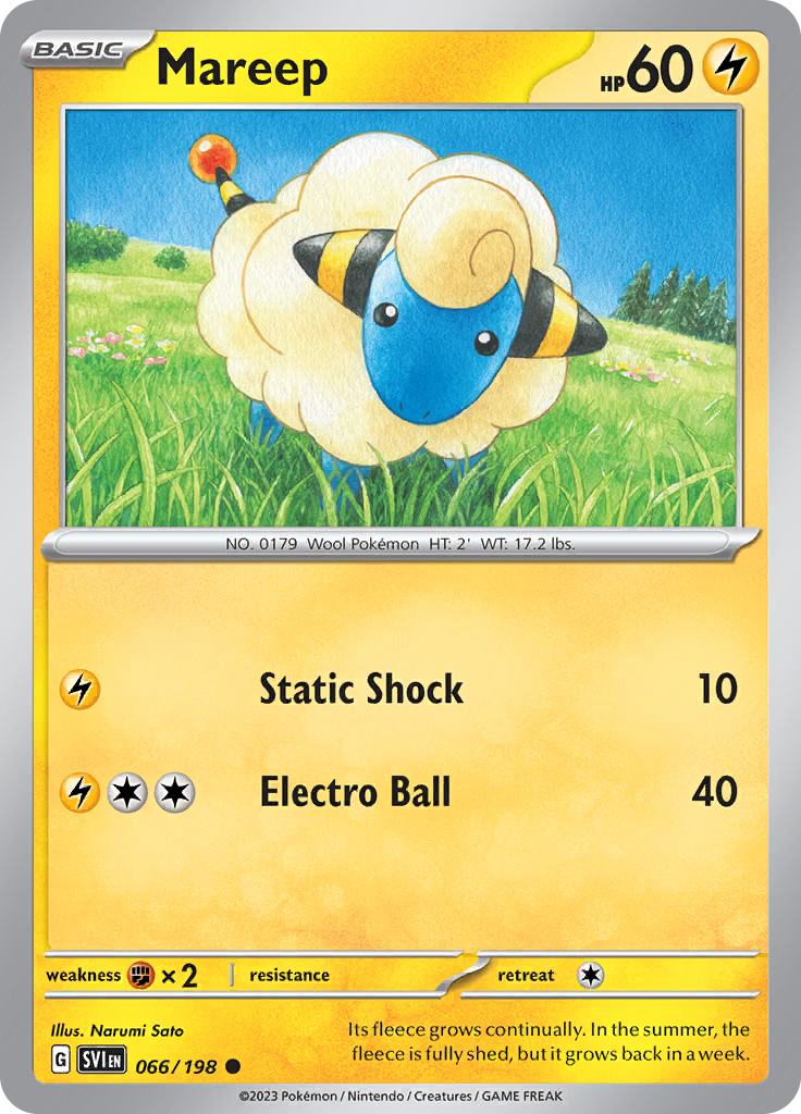 Mareep-66-Scarlet-Violet