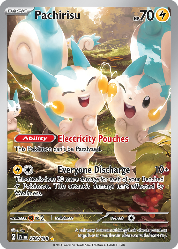 Pokemon Card - Diamond & Pearl 35/130 - PACHIRISU (rare):  -  Toys, Plush, Trading Cards, Action Figures & Games online retail store shop  sale