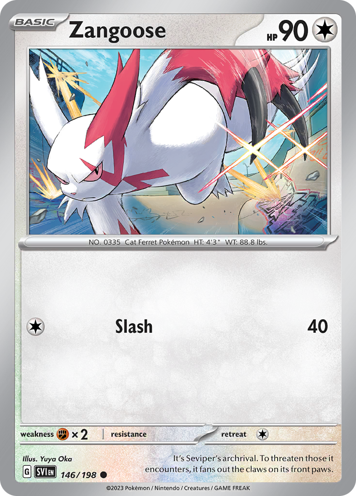 Zangoose-146-Scarlet-Violet