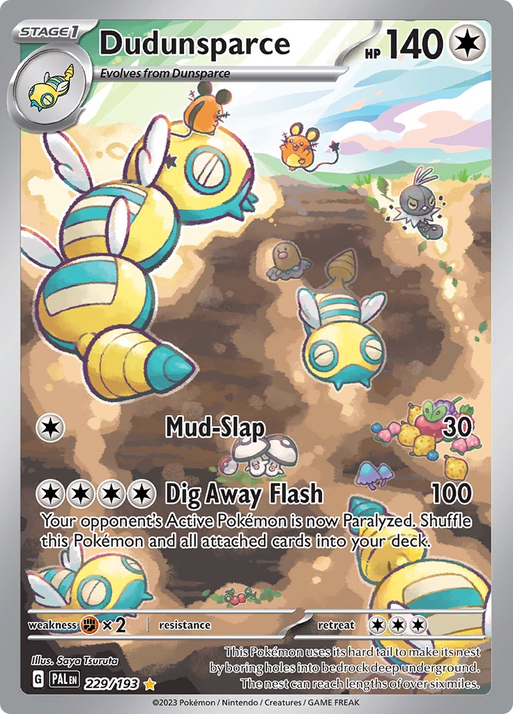 Dudunsparce-229-paldea-evolved