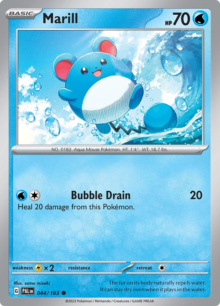 Marill  Pokédex