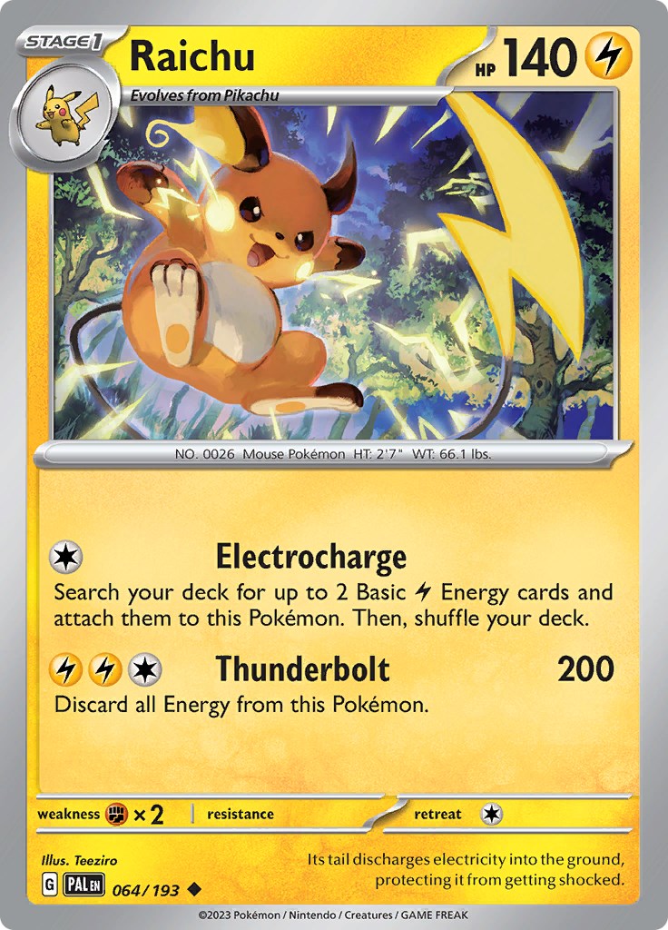 Raichu-64-paldea-evolved