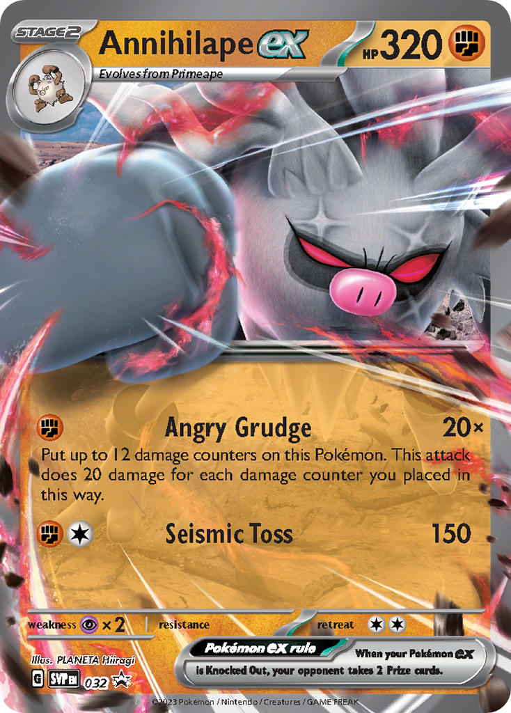 Annihilape ex-32-Scarlet & Violet Promos