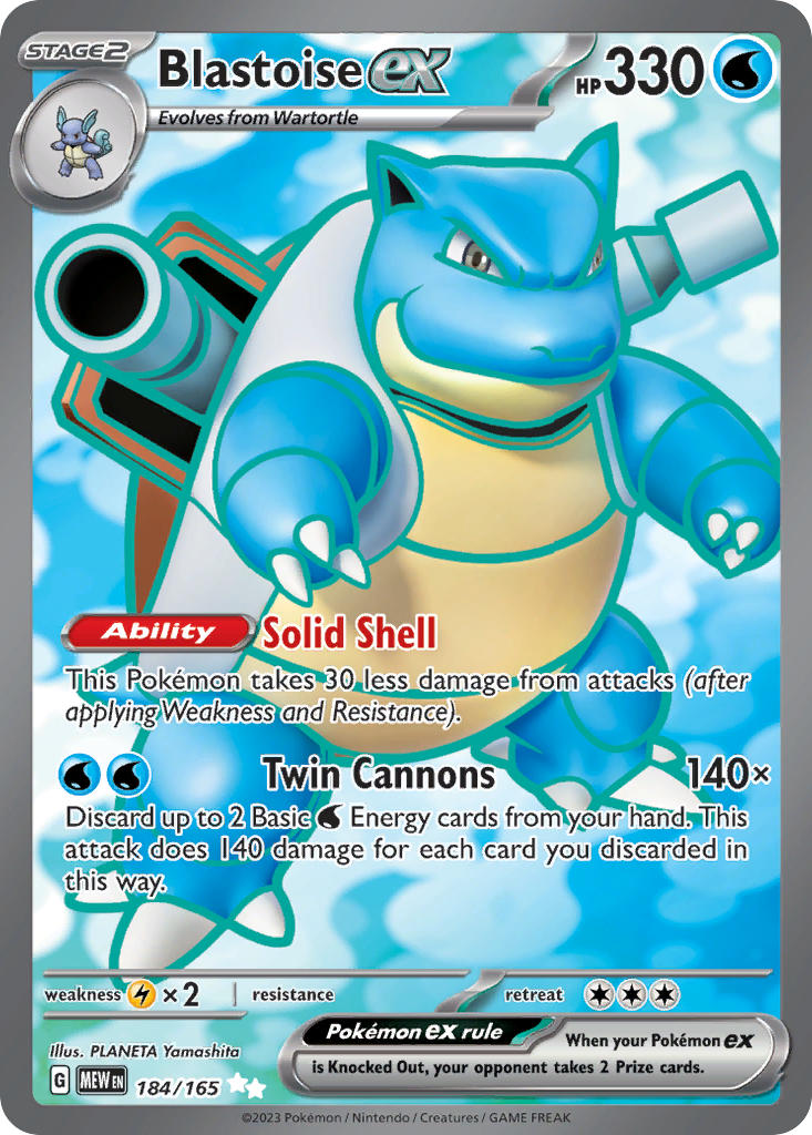 Blastoise ex-184-151