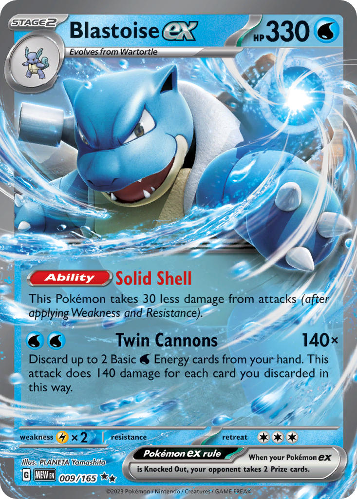 Blastoise ex-9-151