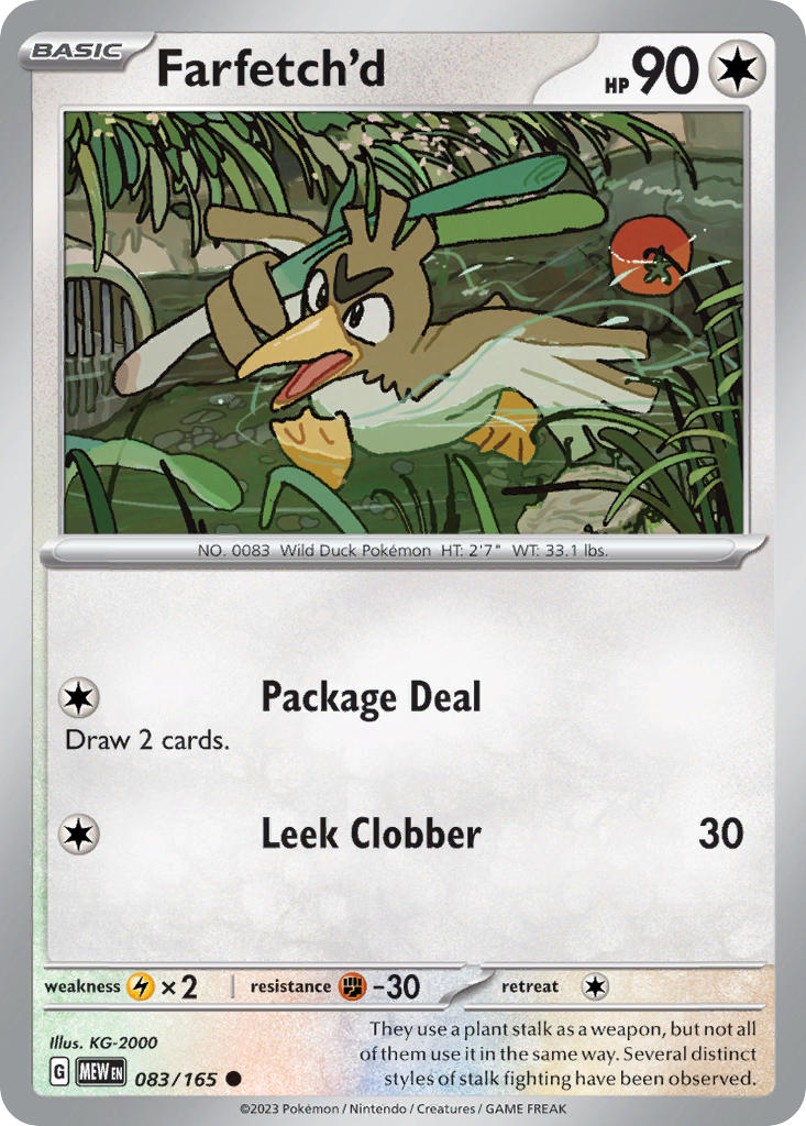 Farfetch'd 107/106 Holo Rare Secret Rare Ex Emerald Pokemon Card NM+  W/Tracking