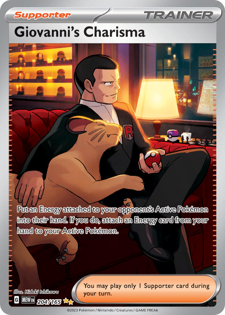 Giovanni’s Charisma