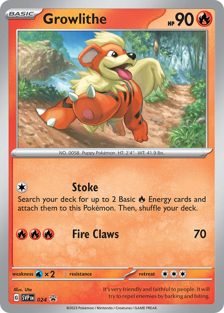 Growlithe-24-Scarlet & Violet Promos