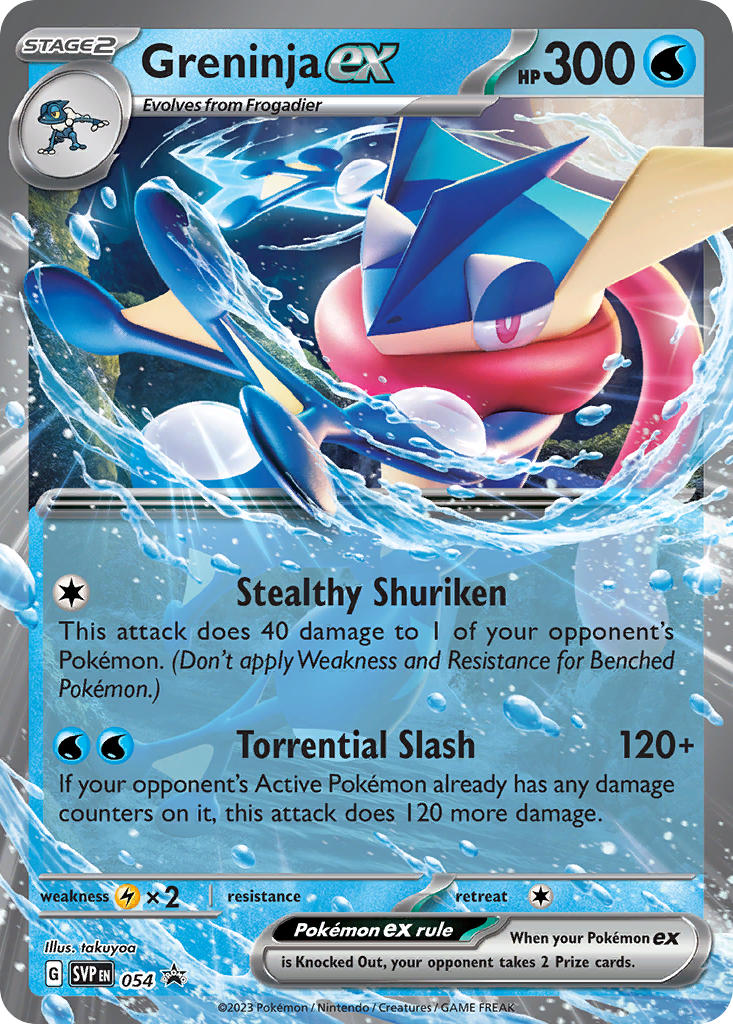 Greninja ex-054-Scarlet & Violet Promos