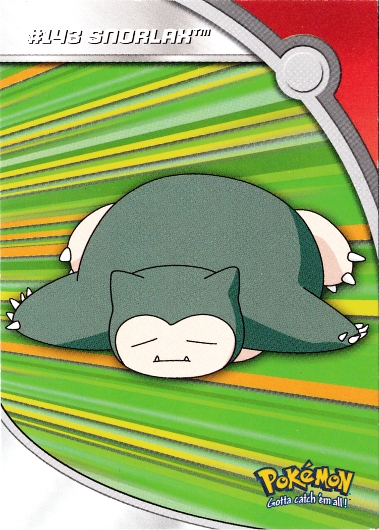 Snorlax - HV14 - Topps - Series 3 - front