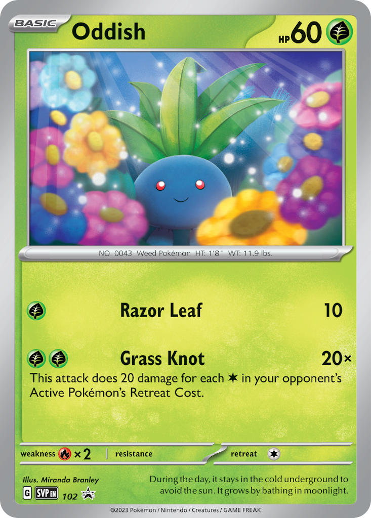 Oddish-102-Scarlet & Violet Promos